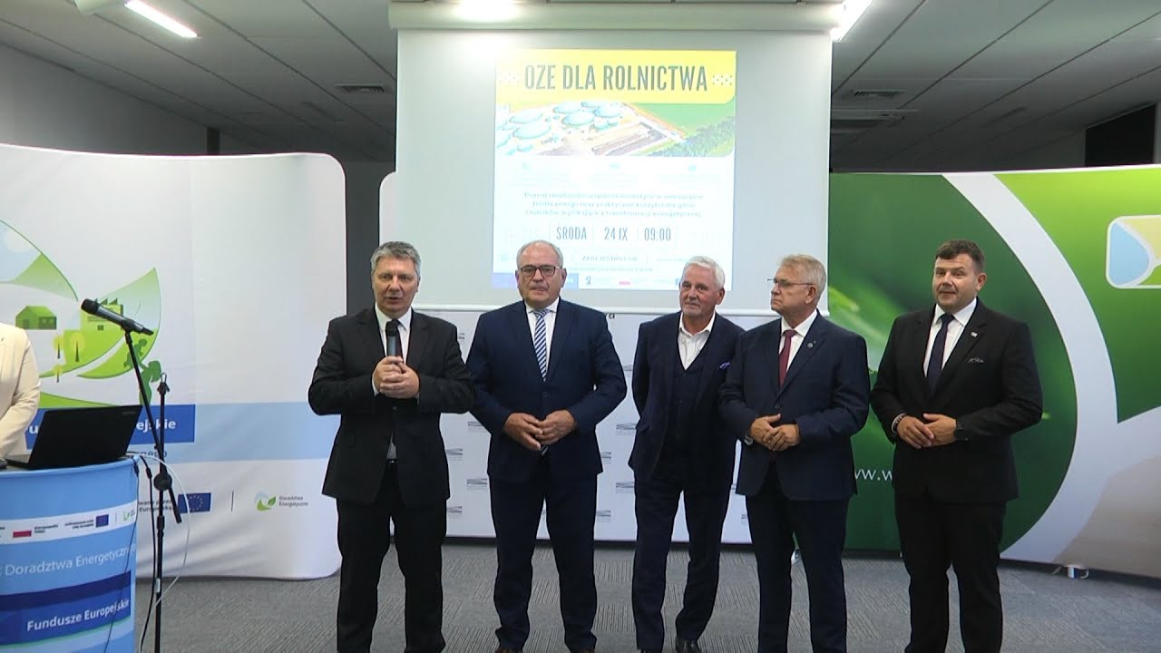 Konferencja i panel dyskusyjny „OZE dla rolnictwa” | KONFERENCJA PRASOWA WFOŚIGW W ŁODZI