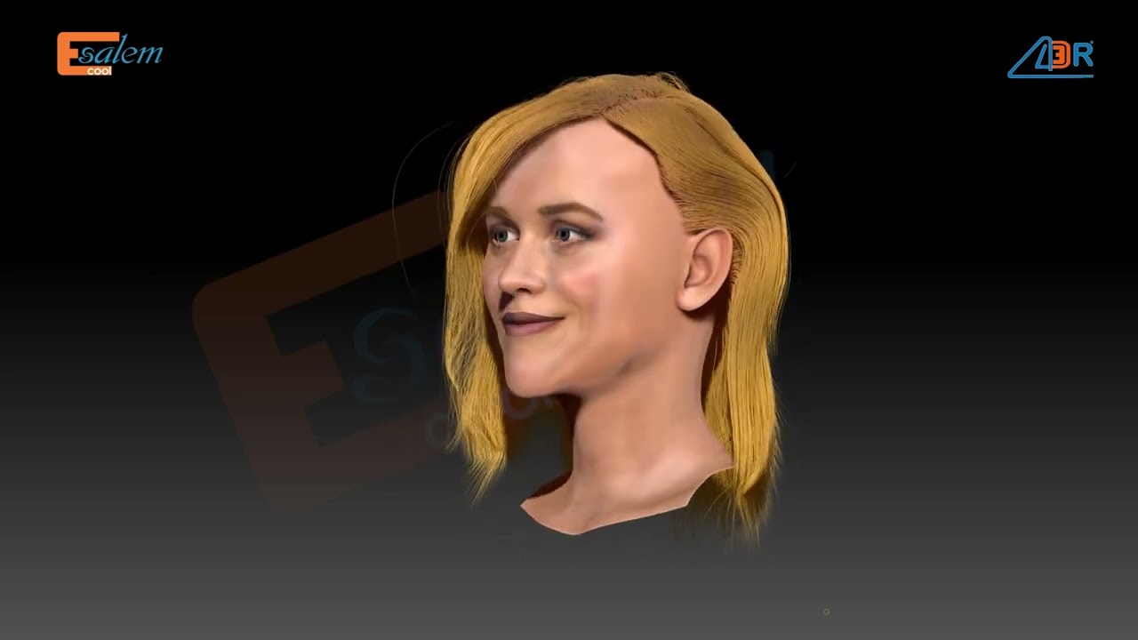 Reese Witherspoon Z Spazzola solo la testa Modello 3D