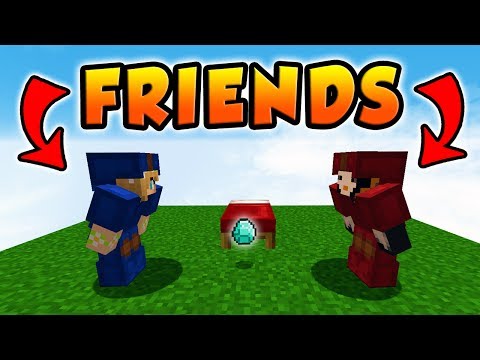 MAKING FRIENDS WITH THE ENEMY! | Minecraft Bed Wars