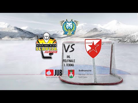 HK SLAVIJA JUNIOR : SKHL CRVENA ZVEZDA | POLFINALE IHL GAME 1