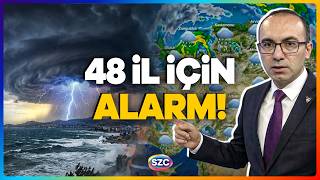Hava Tahmin Uzmanı Haritada Anlattı: FIRTINA VE YAĞIŞ BİTMİYOR! O Güne Aman Dikk