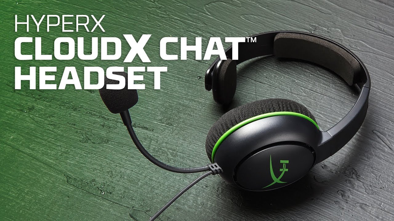 Гарнітура ігрова HyperX CloudX Chat Headset for Xbox (HX-HSCCHX-BK/WW) video preview