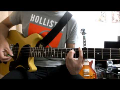 Green Day Stop When The Red Lights Flash Guitar Cover SOLO Howto play TAB