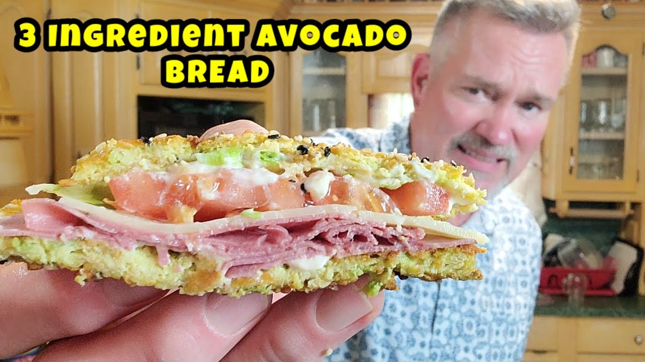 ARE YOU DIABETIC?..Here's Your New Substitute Bread!!💥💯 Avocado Bread!! #avocadosandwich