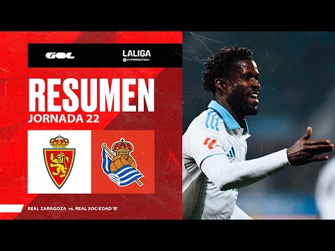 RESUMEN REAL ZARAGOZA - REAL SOCIEDAD 'B'