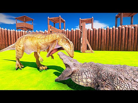 ✅ DEATH MATCH - NEW DINOSAUR Carcharodontosaurus - Animal Revolt Battle Simulator