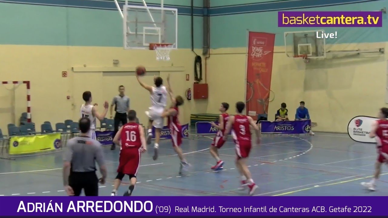 ADRIÁN ARREDONDO ('O9) Real Madrid. Torneo Infantil de Canteras ACB. Getafe 2022 #BasketCantera.TV