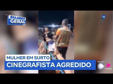 Cinegrafista é agredido por mulher em surto durante desfile em Alenquer (PA)