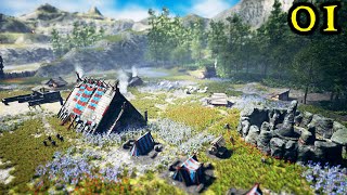 New VIKING CITY Survival in FROZENHEIM - Viking City Builder BEAUTIFUL || Strategy RTS Part 01