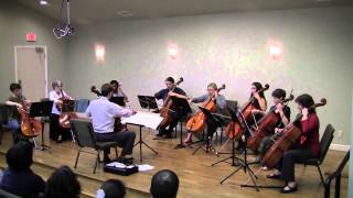Austin Cello Choir Fall 2013 Clair de Lune