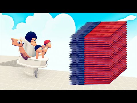 SKIBIDI TOILET GIBRA vs EVERY GODS - Totally Accurate Battle Simulator TABS