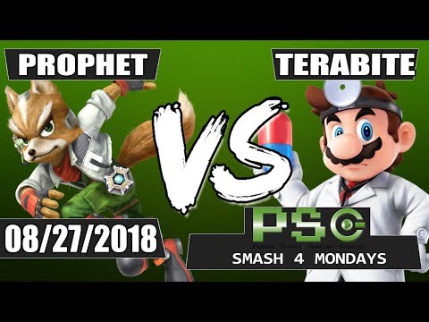PSG Smash 4 Monday: Terabite (Dr. Mario/Link/Charizard) vs Prophet (Fox/Robin) -Losers Finals
