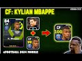 KYLIAN MBAPPE | How To Max Mbappe Base Card Efootball 24 | Best CF ..!🔥💯 | Efootball 2024 Mobile