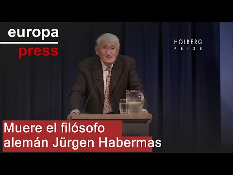 Muere el filósofo alemán Jürgen Habermas a los 96 años