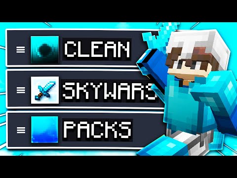 Using YOUR Favorite Skywars Texture Packs (Clean PACKS)