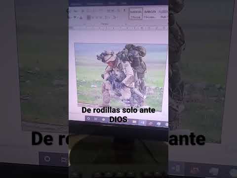 de rodillas , solo ante Dios