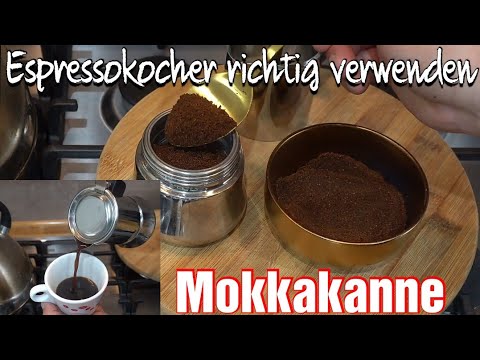Espressokocher richtig verwenden | Mokkakanne einfach erklärt