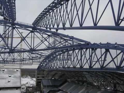 Budowa stadionu w Poznaniu 30.01.2010.