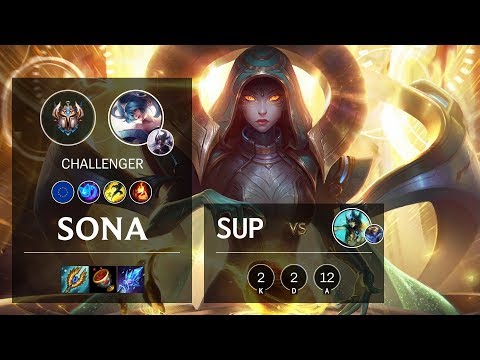 Sona Support vs Nami - EUW Challenger Patch 10.12