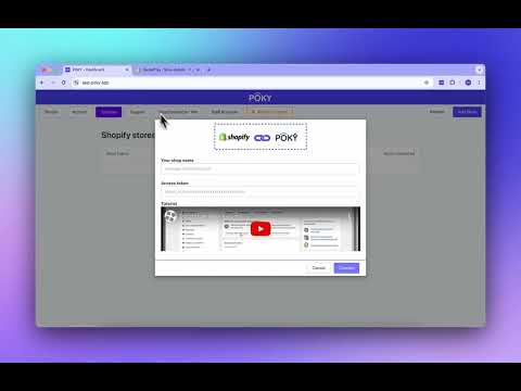 Connecting POKY app to Your Shopify Store (Step-by-Step Guide)