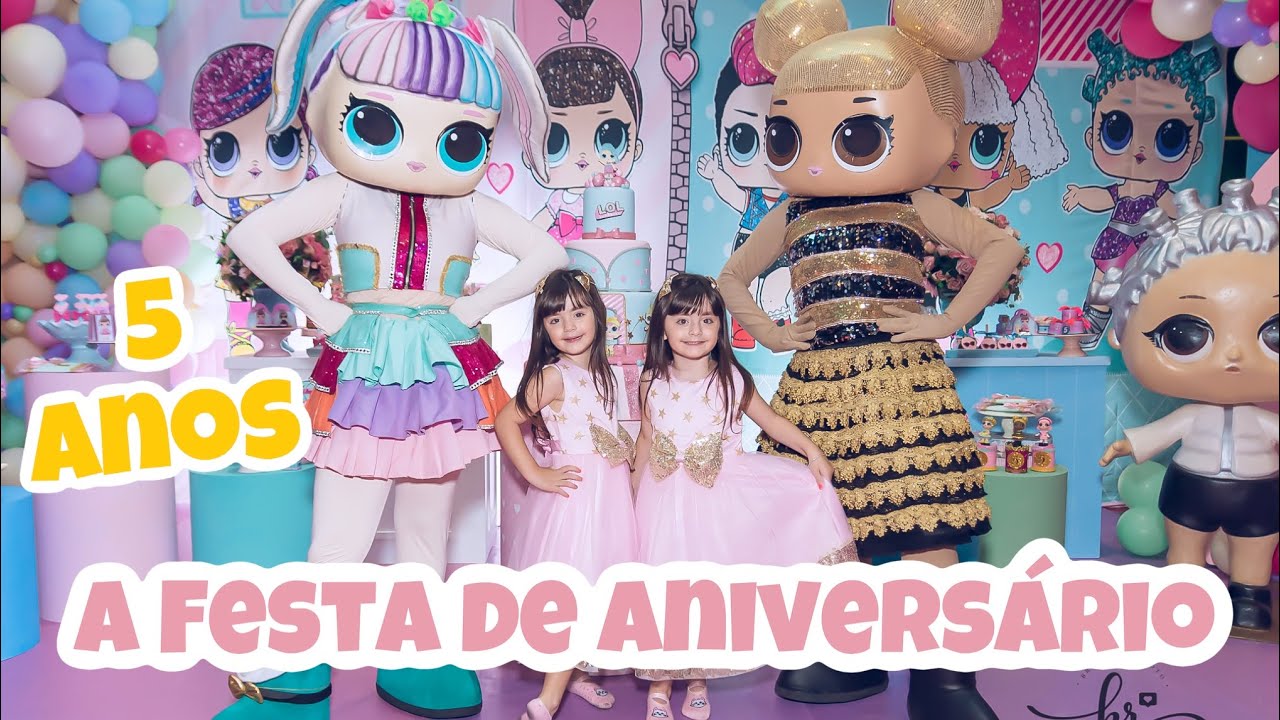 Watch Now A FESTA DE ANIVERSÁRIO DE 5 ANOS DAS GÊMEAS | Jéssica e as Gêmeas A FESTA DE ANIVERSÁRIO DE 5 ANOS DAS GÊMEAS | Jéssica e as Gêmeas