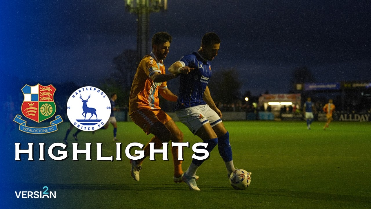 Wealdstone vs Hartlepool United Highlights