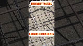 Factors affecting Durability of Concrete