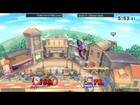 Bam8 - 9B vs Abadango - Smash4 Winners Semis