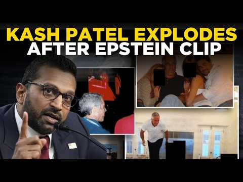 Live: Kash Patel Explodes After Epstein Video Played in Congress | Trump News | World News