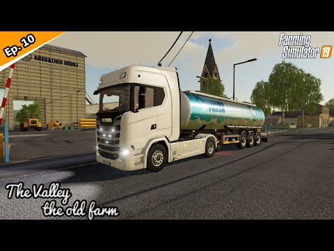 HAULING MILK WITH NEW SCANIA & CISTERN TANKER | THE VALLEY THE OLD FARM| Ep #10| FS19 |Timelapse