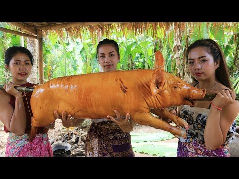 Yummy cooking BBQ Pork with crab recipe - Cooking skill