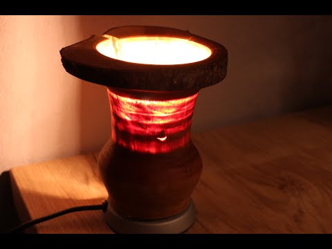 Hauchdünn gedrechselt - Lampe aus Pflaumenbaumholz herstellen