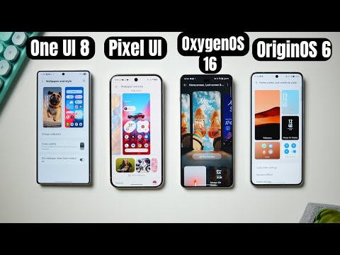 One UI 8 vs Android 16 (Pixel UI) vs OxygenOS 16 vs OriginOS 6 - Which Android UI is the Smoothest?