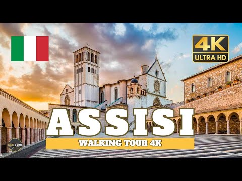 Exploring Assisi Historic Center | 4K Walking Tour 🇮🇹