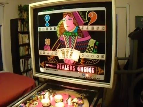 1974 Williams Dealer's Choice Pinball Machine - Gameplay