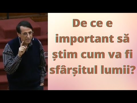 De ce e important să știm cum va fi sfârșitul lumii? (Daniel Brânzei)