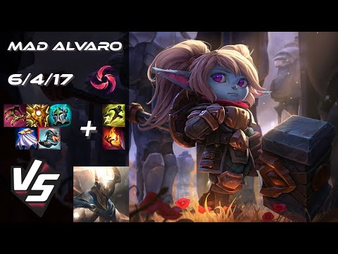 MAD Lions Alvaro SUPPORT Poppy vs Pantheon - EU Challenger Patch 25.S1.8