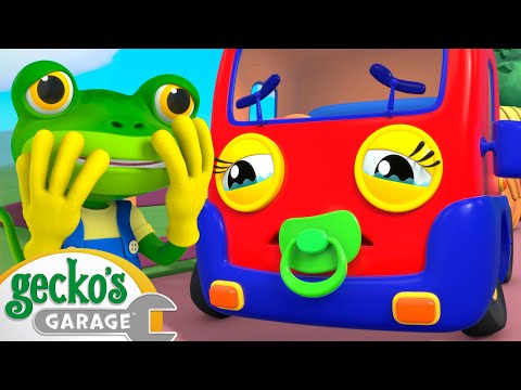 Clumsy Baby Truck | Gecko's Garage | Trucks For Children | Cartoons For Kids