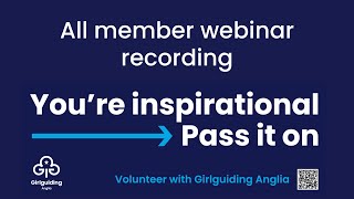 Pass it on volunteer recruitment campaign all member webinar