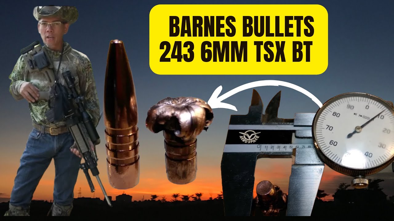 Barnes Bullets 243 6mm TSX BT Introduction by Nito Mortera