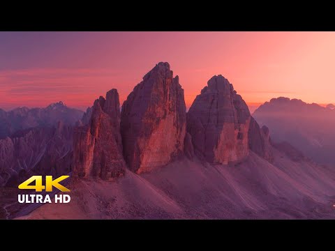 Tre Cime di Lavaredo - Dolomiti di Sesto by drone 4K