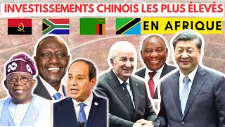 10 Pays Africains avec les PLUS Gros Investissements Chinois