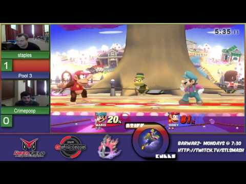 (Stiff Knees 3): Staples (Diddy) vs Crimepoop (Mario) Pools