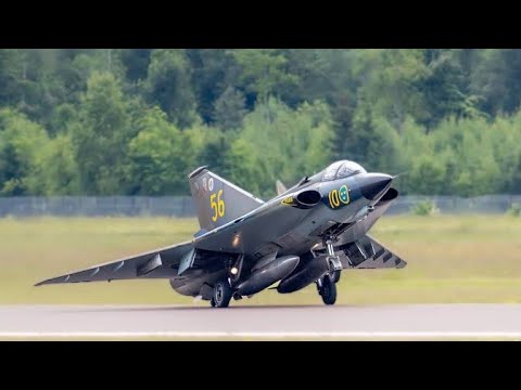 The Swedish Saab 35 Draken is an Awesome Mach 2 Fighter-Interceptor
