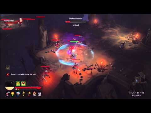Diablo (XBOX 360) - Monk ACT 2 NIGHTMARE MASTER 1 Part 15