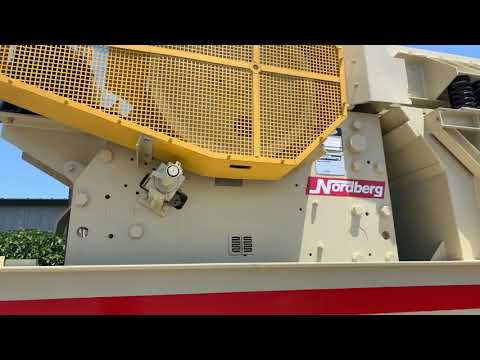 3K-JD01 NORDBERG Portable Plant with C 80 (32" x 20") Jaw Crusher, Grizzly Feeder & Under-conveyor