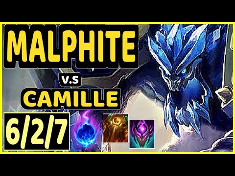 MALPHITE vs CAMILLE - 6/2/7 KDA TOP GAMEPLAY - EUW Ranked DIAMOND