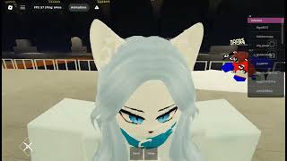 Trying Emotes in a Furry infection game