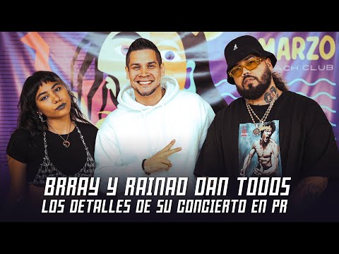 Brray y Rainao juntos en concierto y cuentan todos los detalles ¿Habrán sorpresas? 👀