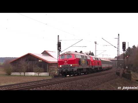 Der erstaunliche Einsatz bunter 218 zwischen Allgäu und Stuttgart